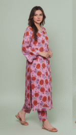 Dan by Lamisch – Premium Lawn 2PC Unstitched Summer Suit - Image 3