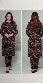 Dan by Lamisch | Premium Lawn 2PC Unstitched Summer collection - Image 4