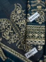 Asim Jofa Zari & Sequence Embroidered Chiffon 3PC Suit - Image 4