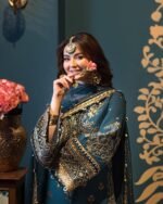 Asim Jofa Zari & Sequence Embroidered Chiffon 3PC Suit